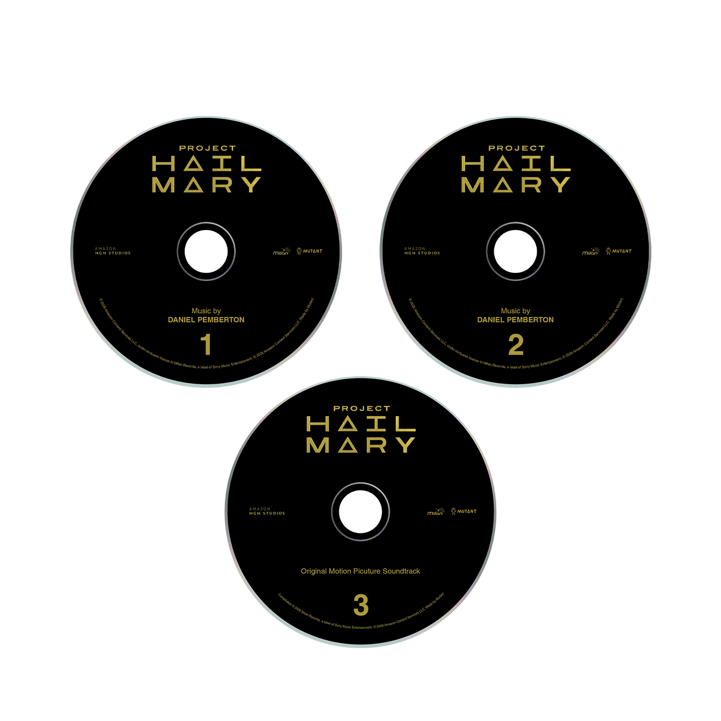 Project Hail Mary - The Complete Amazon MGM Studios Soundtrack 3XCD