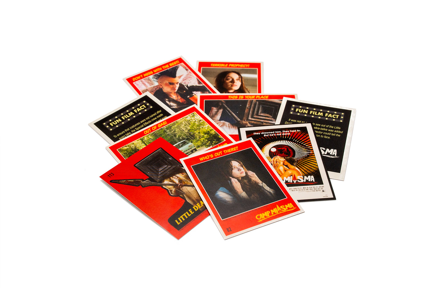 Camp Miasma Trading Cards