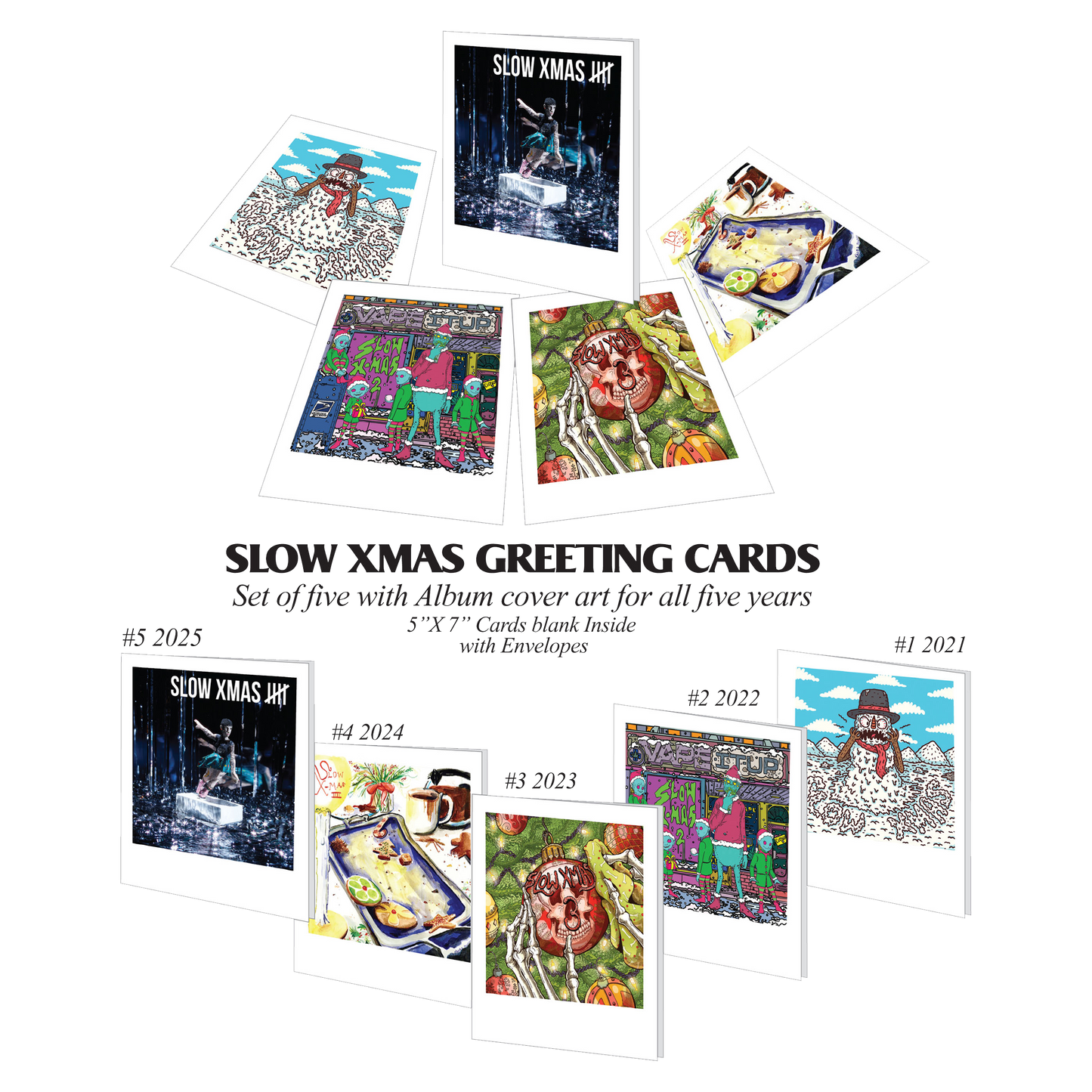 Slow Xmas Greeting Cards