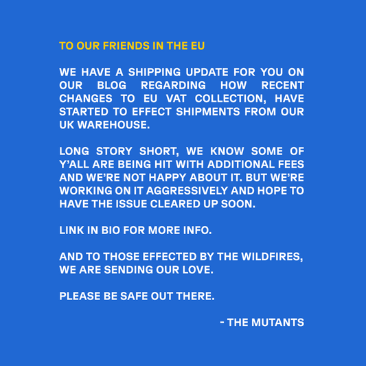 To Our EU Friends