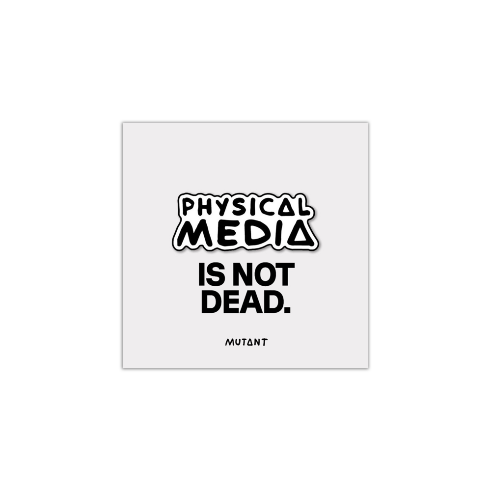 Physical Media Enamel Pin
