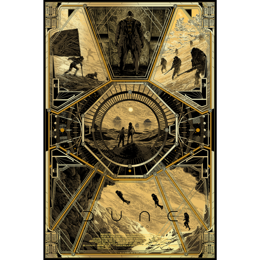 Dune Part Two (Gold Foil Variant) Poster