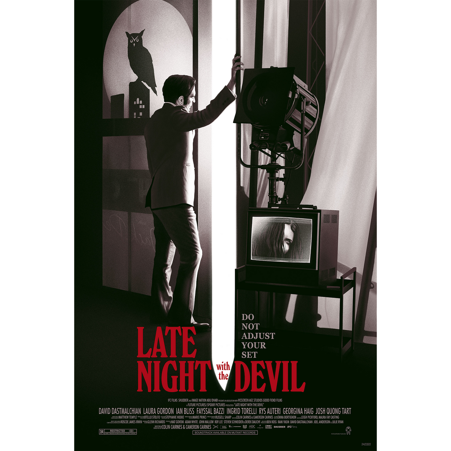 Late Night with the Devil Variant Poster