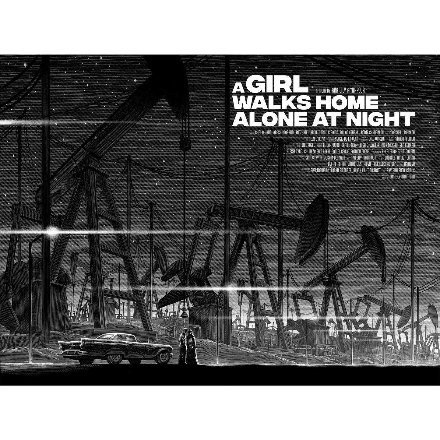A Girl Walks Home Alone At Night Poster