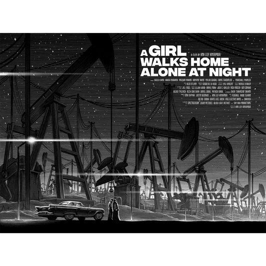 A Girl Walks Home Alone At Night Poster