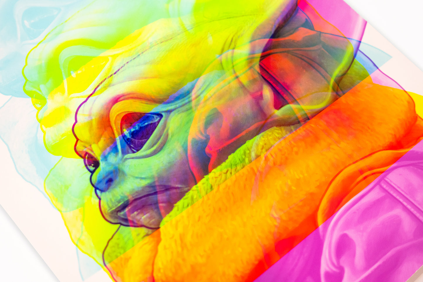 Grogu (Printing Error) Variant Poster