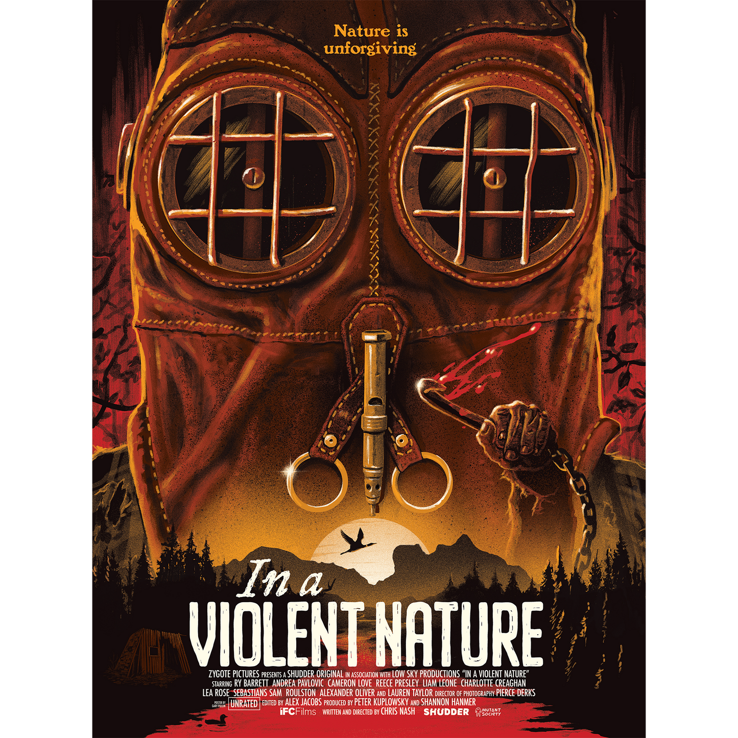 In A Violent Nature Poster (Sunset)