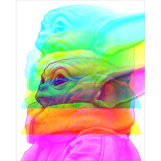 Grogu (Printing Error) Variant Poster