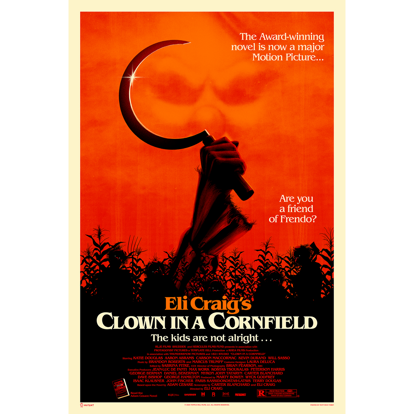 Clown in a Cornfield Poster