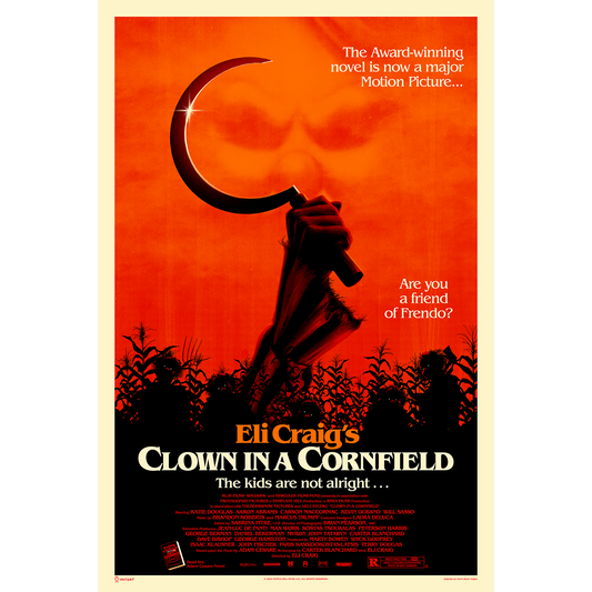 Clown in a Cornfield Poster