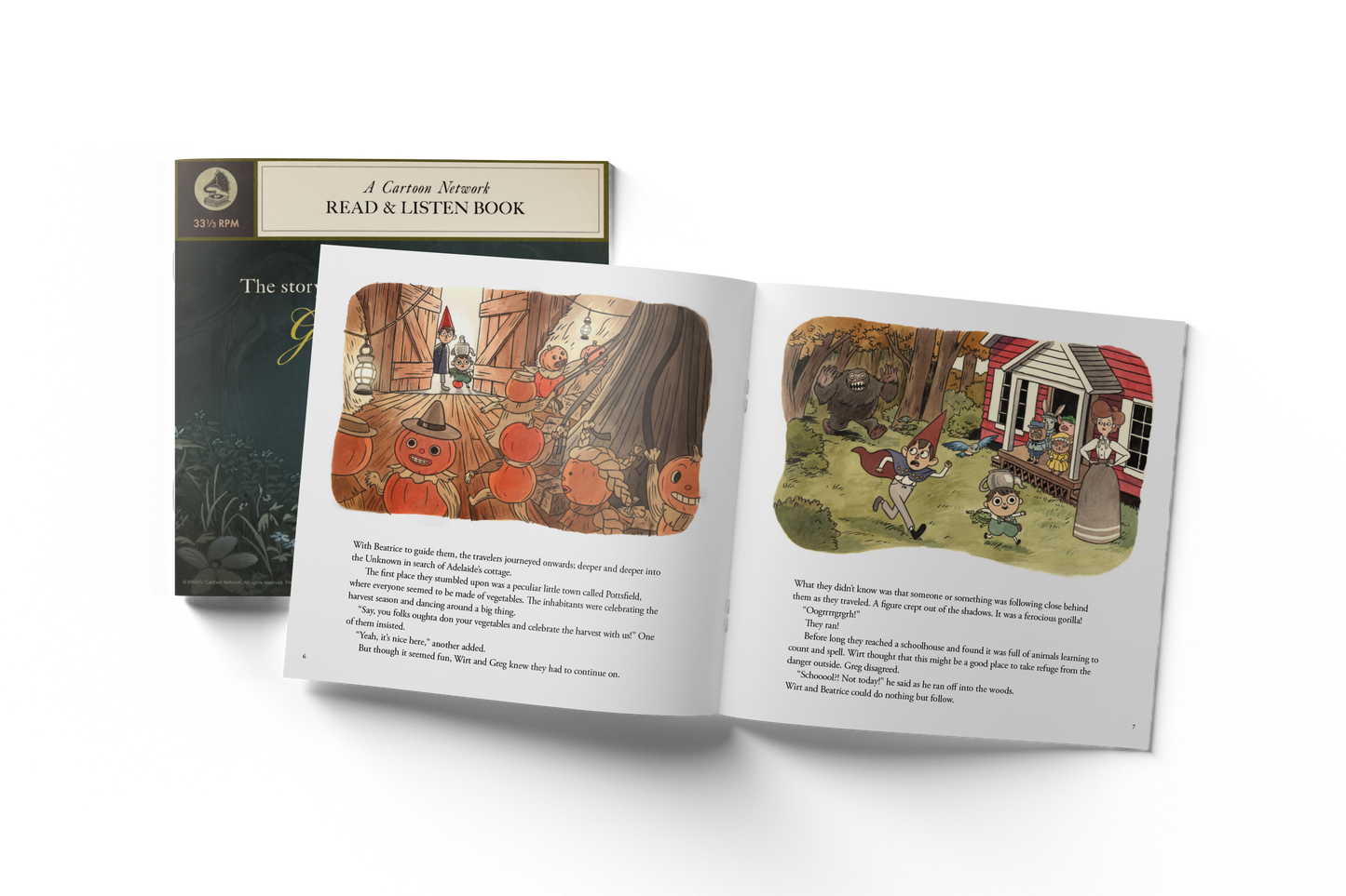 Over The Garden Wall - Read and Listen Book